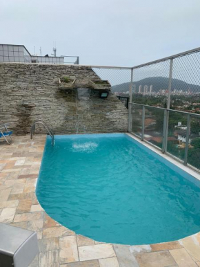 Cobertura com piscina e churrasqueira - Guarujá